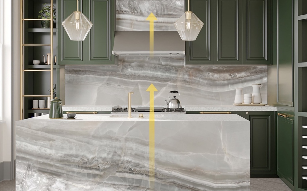 kitchen setting Mesquite bioquartz